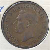 1938 English penny