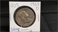 1963D Franklin Half Dollar