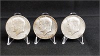 (3) 1967 Kennedy Half Dollars (40% Silver)