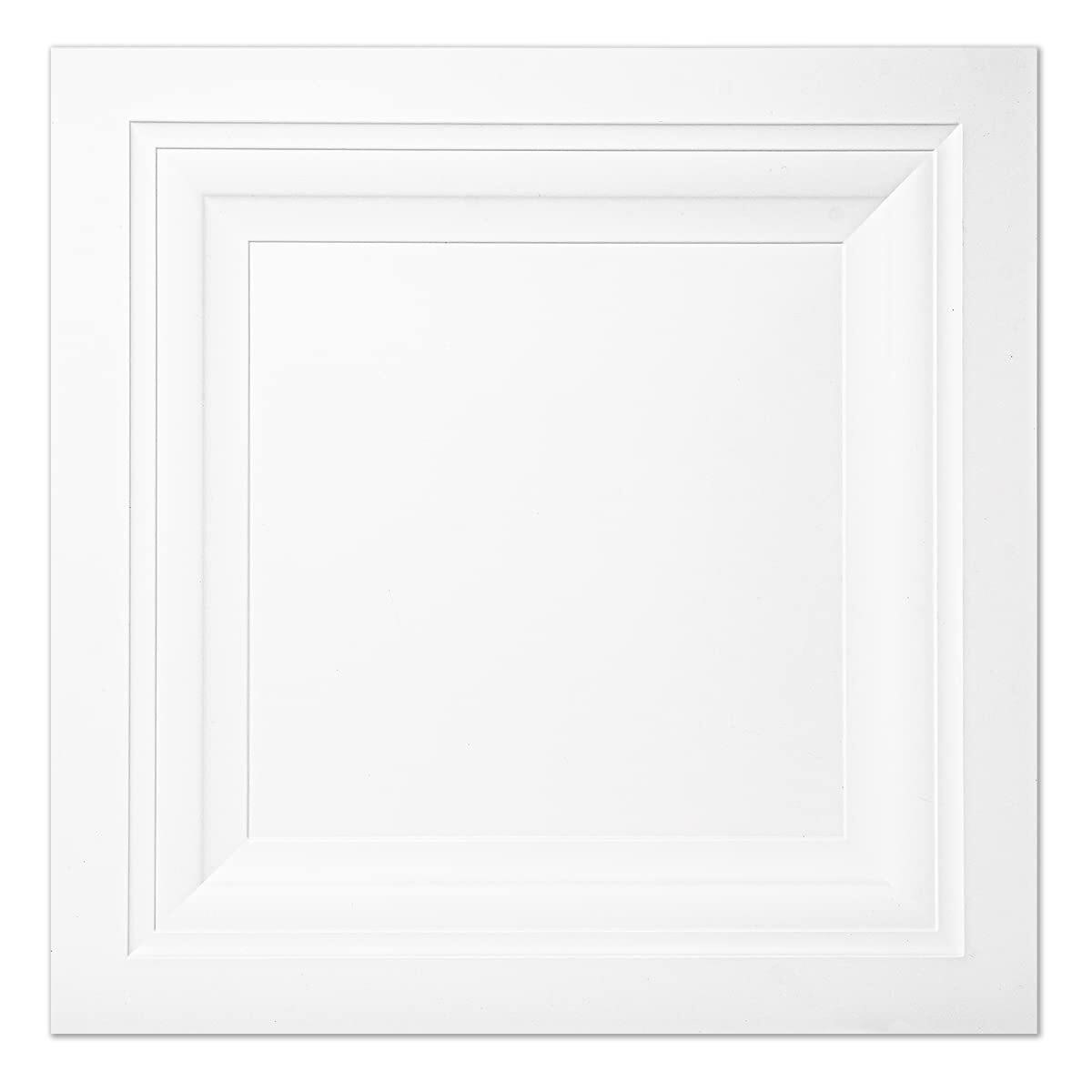 Art3d 12-Pack 2ft x 2ft White Ceiling Tile