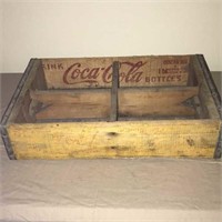 Wooden Coca-Cola tray