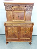 OAK COURT CHINA CABINET -"BLIND MAN'S CUPBOARD"