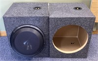 Ported Single Subwoofer Enclosures with Alpine