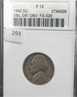 1942 JEFFERSON  NICKEL