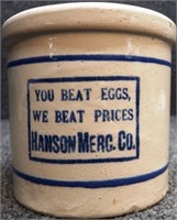 Hanson Mercantile Red Wing Stoneware Beater Jar