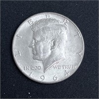 1964 Kennedy Silver Half Dollar