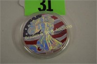 US 2002 COLORIZED SILVER AMERICAN