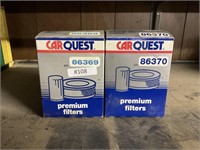 2 Car Quest oil filters