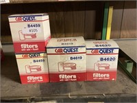 4 Car Quest oil filters