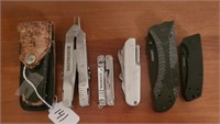 Various Pocket Knives & Multi Tools