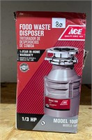 Food Waste Disposer, 1/3 HP Model 1000