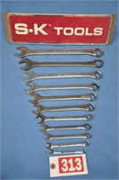 SK USA 11 pc comb wrench set 1/4" to 15/16"