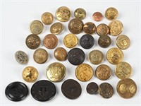 EARLY US & FOREIGN BUTTON LOT CIVIL WAR GOODYEAR