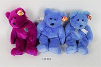 3 assorted TY Beanie Babies