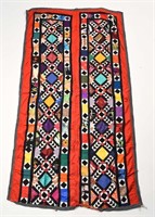 SILK EMBROIDERED SUZANI WALL HANGING