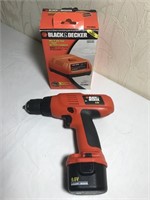 Black & Decker 9.6V Cordless Drill w/ Charger