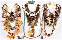 Jewelry Lot of Costume Necklaces, Bracelets +