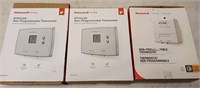 3 Honeywell thermostats
