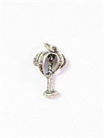 .925 Silver Palm Pendant  H