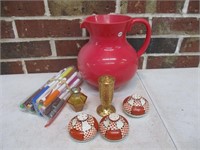 Pitcher, Salt & Pepper Shakers, Markers Lot