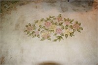Aubusson  Floral Cotton Rug 11.6" x 8'3"