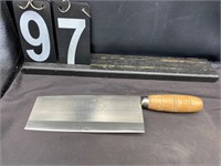 Wood Handle Cleaver