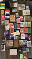 50 decks old playing cards + 2 sets poker chips