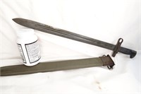 U.S. N- MK-1 Bayonet and scabbard 16 in,