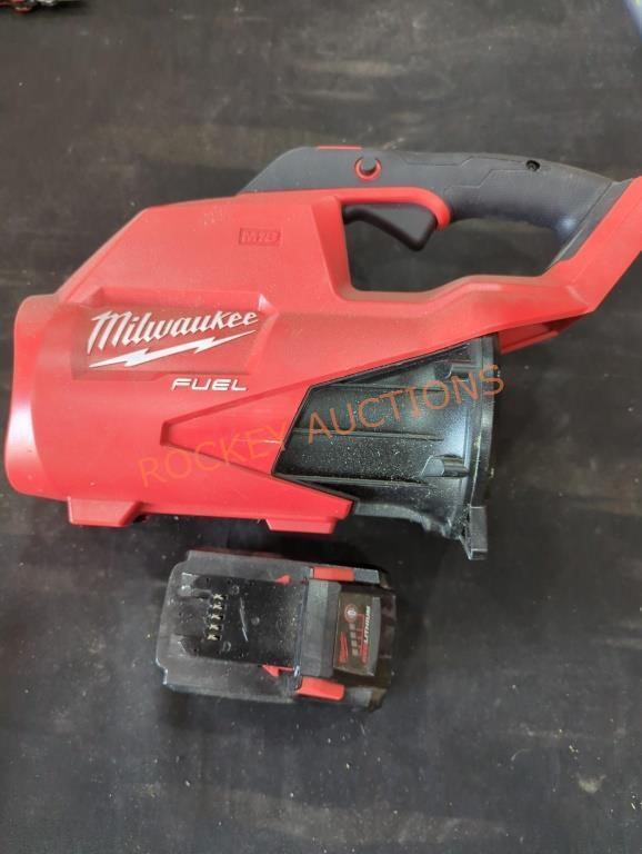 Milwaukee M18 blower, missing parts