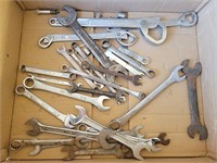 Box of Assorted Wrenches, Lots of Good Brands