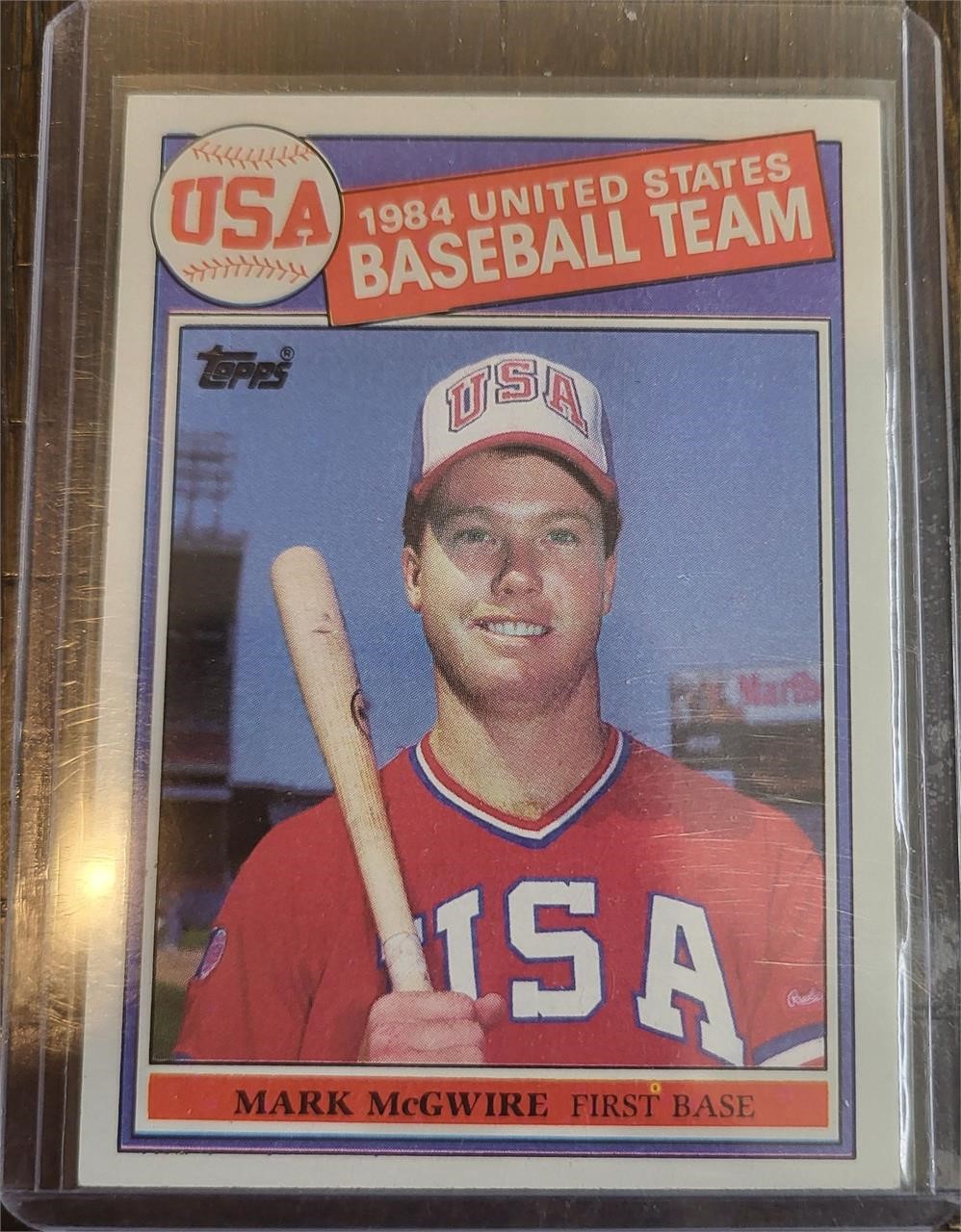 1985 TOPPS MARK MCGWIRE RC