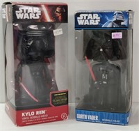 Star Wars Kylo Ren & Darth Vader Bobble Heads