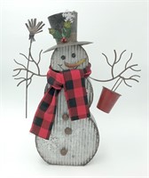 Metal Holiday Snowman