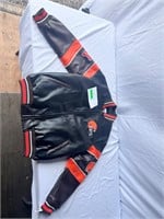 New Leather Browns NFL Jacket Size Large