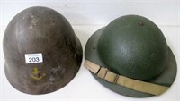 WW11 Imperial Japanese Naval metal helmet