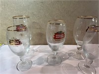 COLLECTORS BRAND NAME BEER GLASS LOT