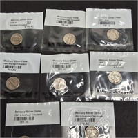 8 MERCURY DIMES