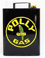 Metal retro Polly Gas can