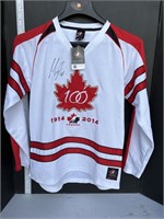 Canada autographed hockey jersey