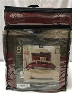 NEW 8 Piece Queen Comforter Set