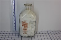 Ideal Woodbury Dairy Glass Milk Bottle