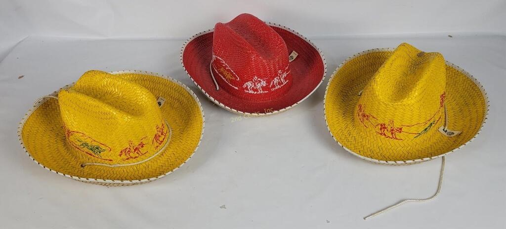 3 United Hatters Co. Cowboy Hats