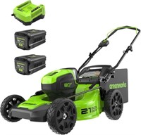 Greenworks PRO 21-Inch 80V Cordless Lawn Mower,