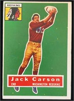 1956T #1 Jack Carson SP Football Card