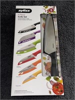 NEW ZYLISS SET OF (6) HIGH END SWISS CHEFS KNIVES