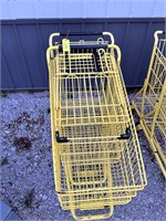 Yellow Shopping Carts lot of (2) #1