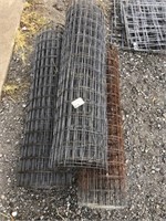 3 spools of metal fencing approx 5ft 2 inches