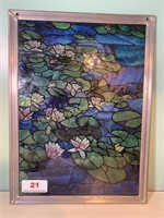 8 x 11 stained glass wall hanging