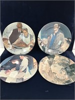 Norman Rockwell- Four Freedoms plate set