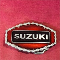 Suzuki Advertising Belt Buckle